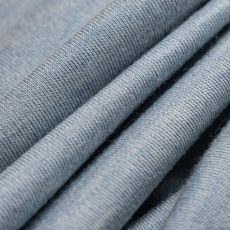 Custom Knit Blended Modal Polyester Spandex Stripe Fabric High Quality Eco Friendly Plant Dye Fabric