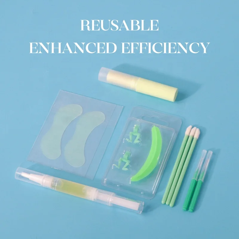 Multicolor lash extension patch Reusable Silicone lubricant oil lash lift glue balm lash shield eyelash extension separator pads