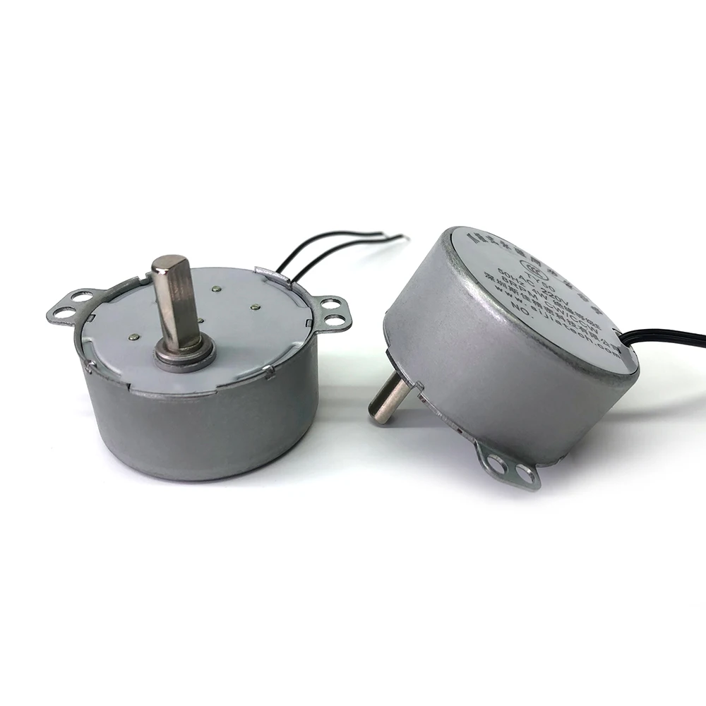 Sijiatech 49TYZ ac motor TY50 AC 110v 220v 10 to 12RPM CW/CCW 4W Barbecue rack synchronous motor