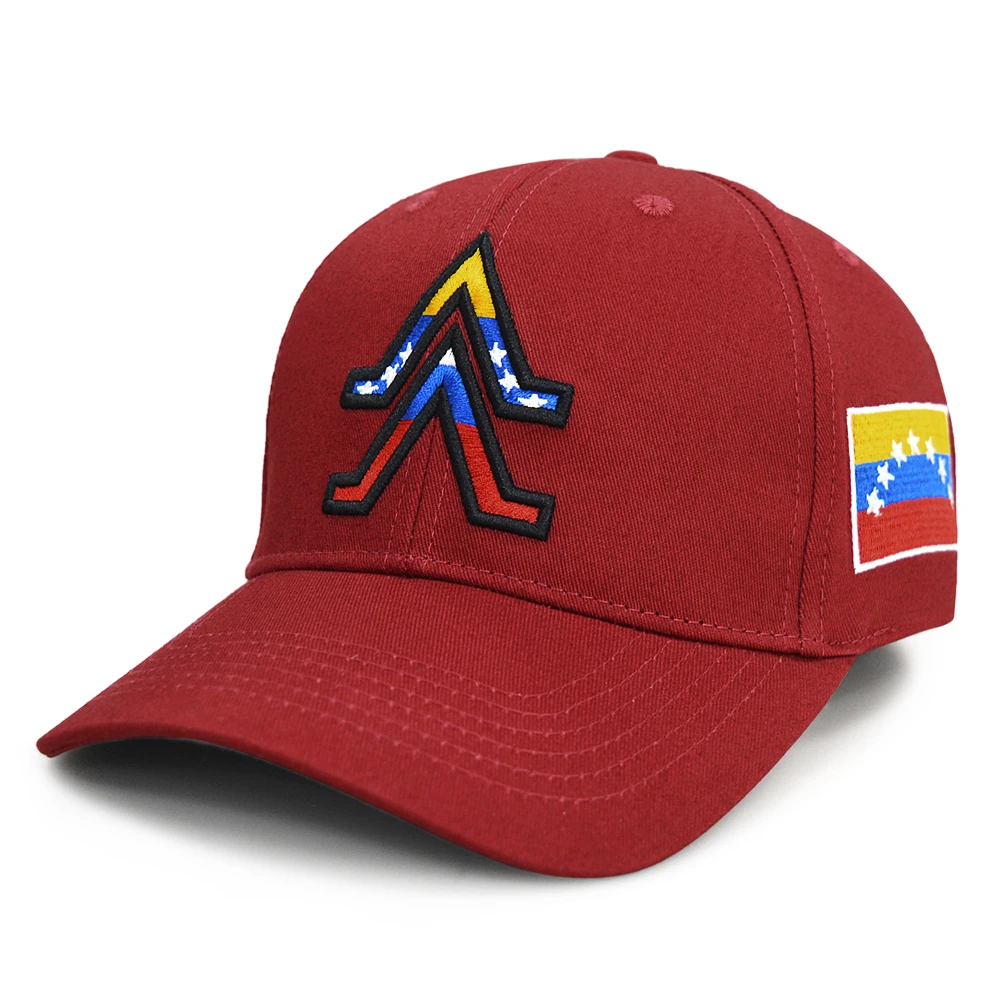Высококачественные вышитые кепки Gorra De Venezuela Структурированные мужские спортивные для гольфа 7 звезд