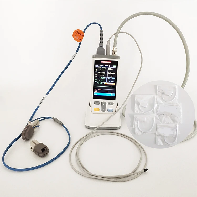 Portable Hospital Emergency Monitor Vet Multi-parameter Equipment Vet Veterinary Blood Pressure Monitor