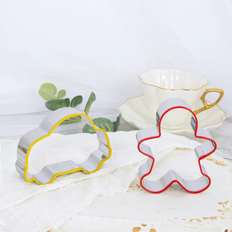 Bulk packing stainless steel Christmas gingerbread man cookie cutter