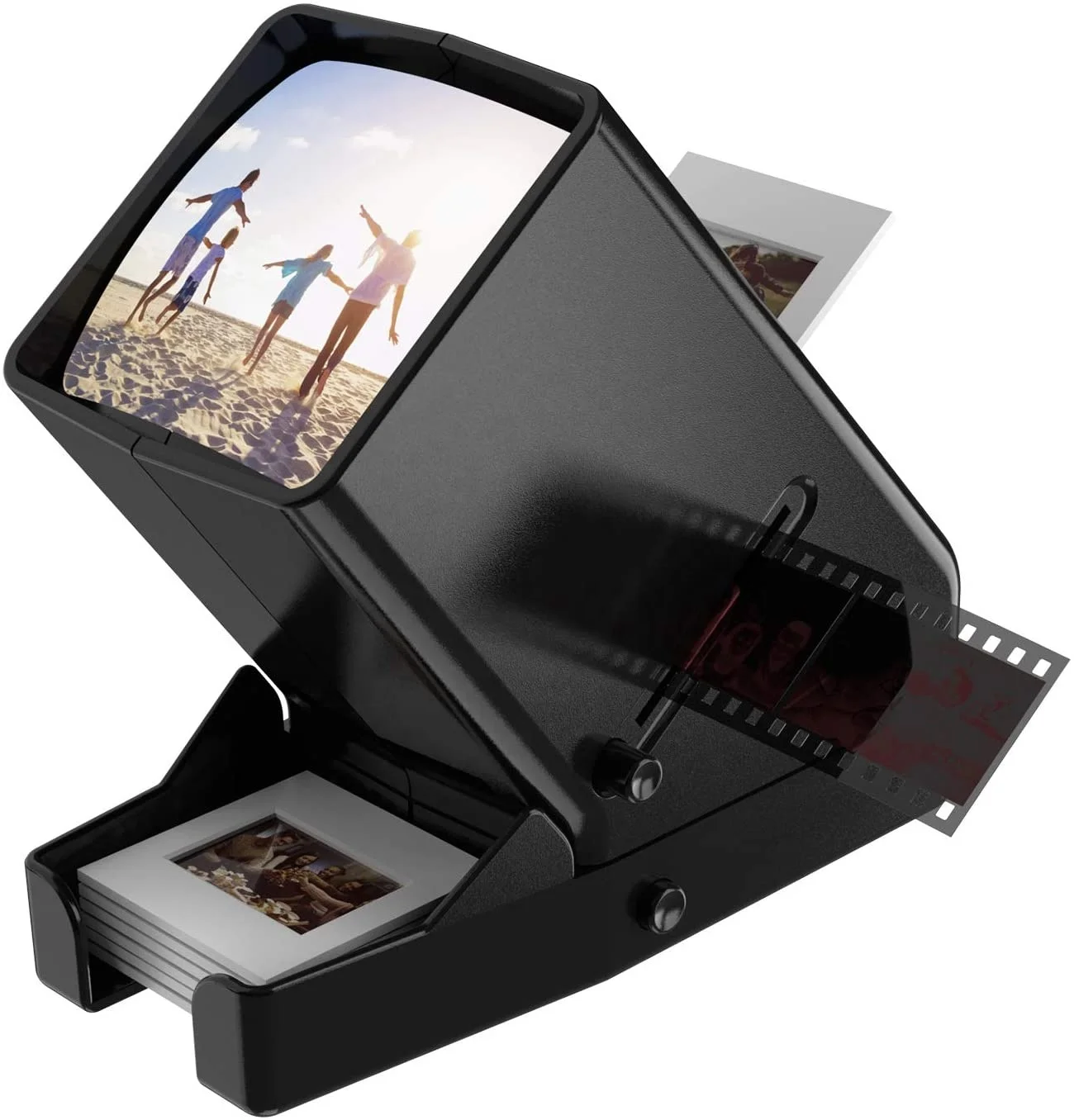 portable handy  Film Scanner with LED illumination, Converts 35mm, 126, 110, Super 8 Films, Slides, Negatives to JPEG,
