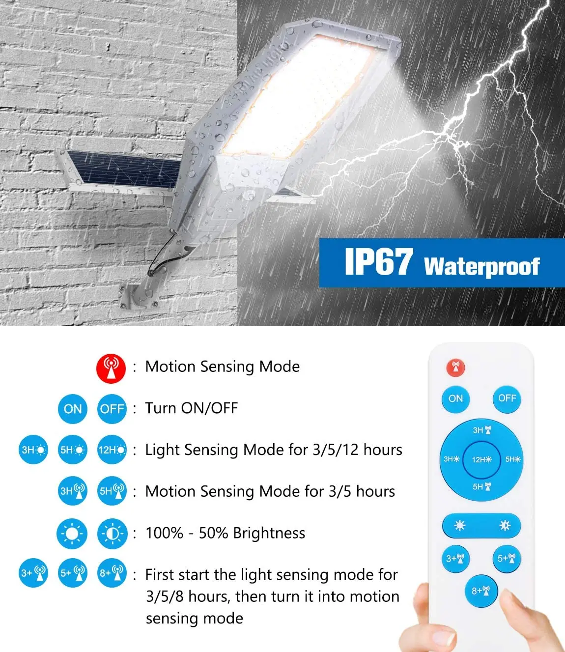 High Quality Waterproof Ip65 Solar Power Road Lamp 100w 200w Integration All In One Outdoor Led Solar Street Light