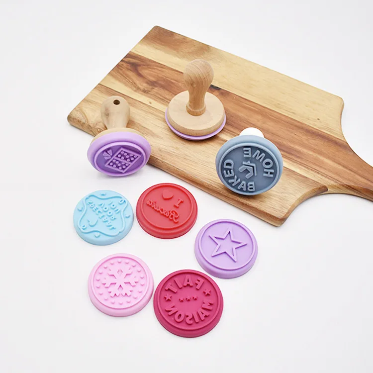 3d Pattern Embossing Cookie Cutters With Plunger Stamps Set For Biscuit Fondant Cheese cookie Baking Molds