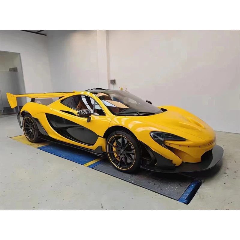 Высококачественный Комплект кузова Runde для McLaren P1 обновленный стиль GTR половина углеродного волокна передний бампер спойлер боковая юбка
