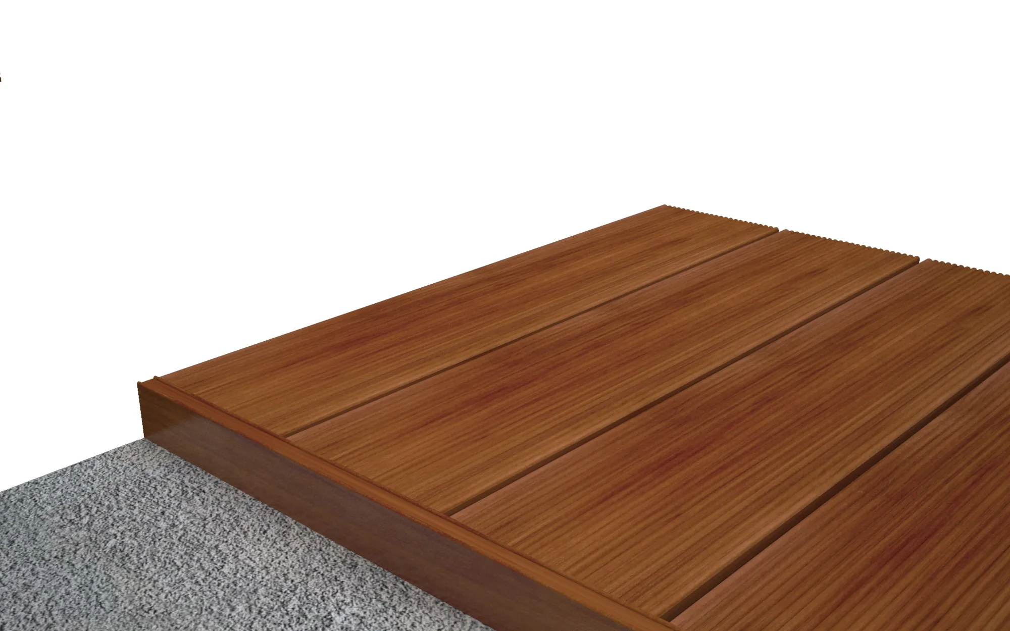 Waterproof non slip wpc swimming pool decking anti-uv wood plastic composite wpc flooring