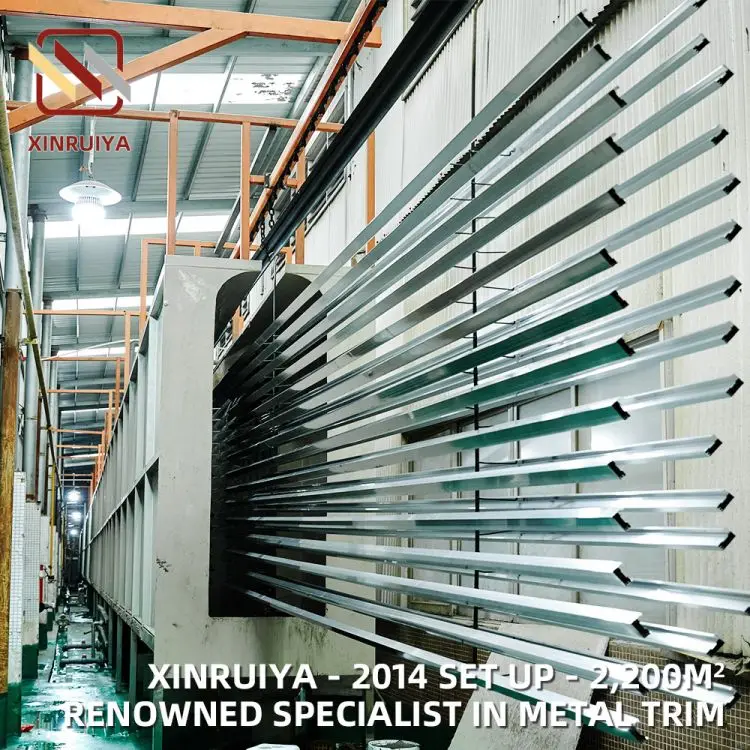 Top Recommended Factory Aluminium T Shape Shape Tile Trim Bar Piece Profile Section Metal Edge Trim  For Tile