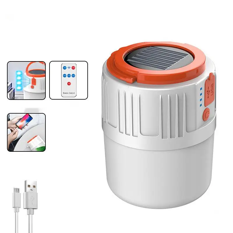 2023 new outdoor super waterproof camping field new design side lighting emergency reverse charging emergency lighting