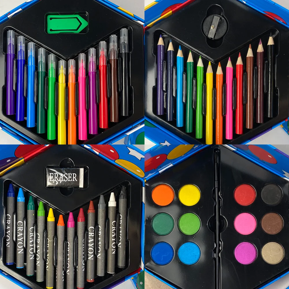 China Factory Deluxe Color Box Art Set for Drawing Painting