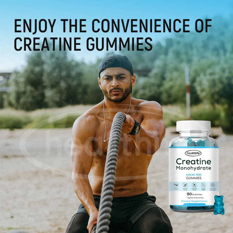 Healthife OEM Private Label Creatine Gummies Creatine Monohydrate Gummies