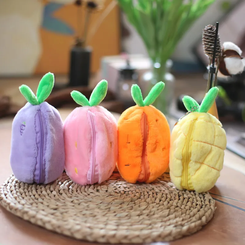 Cute cute fruit four colours transforming bunny stuffed pendant plush toy doll Sanrio bag charm keychain
