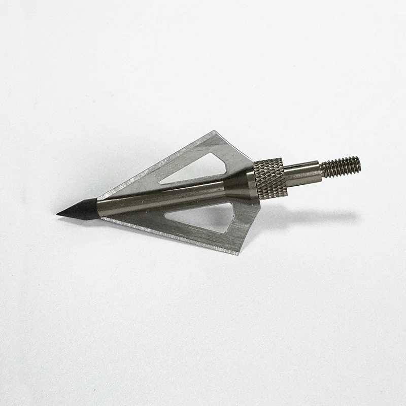 Archery Broadheads 100 Grains Hunting Broadhead Aluminum Stainless Steel Mechanical Broadhead 3 Blade Metal Crossbow ArrowHead