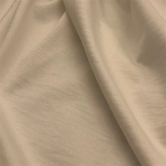 57%Cotton 43% Polyester plated single jersey fabric for polo T-shirt  fabric outside polyester cotton inside