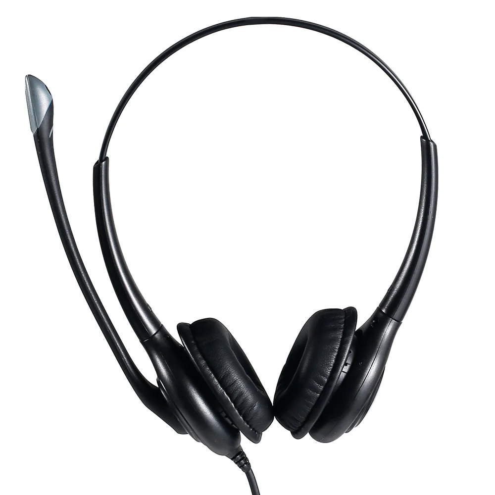 mic usb wired headphones office headset earphone wired headset with mic