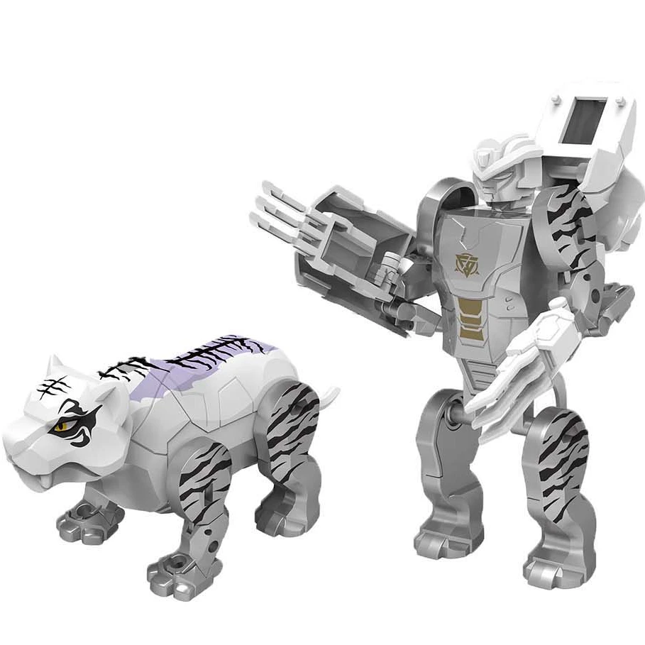 Transform Robot Animal toys 2 in 1  Action Figures Take Apart Robot STEM Construction Vehicles educational toy for kid