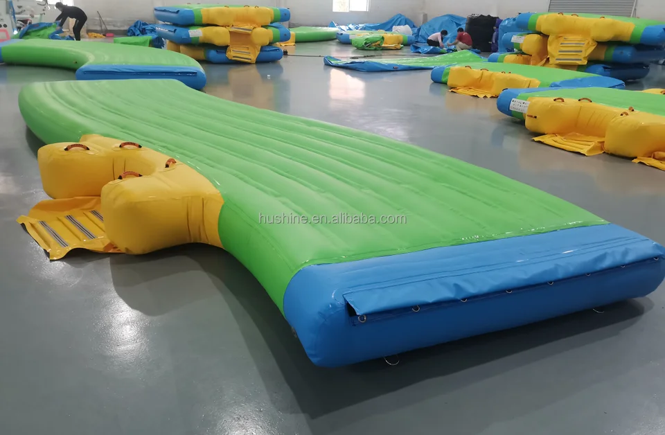 parc aquatique gonflable water sports and entertainment Customized water Obstacle Course Inflatable Floating Water Park