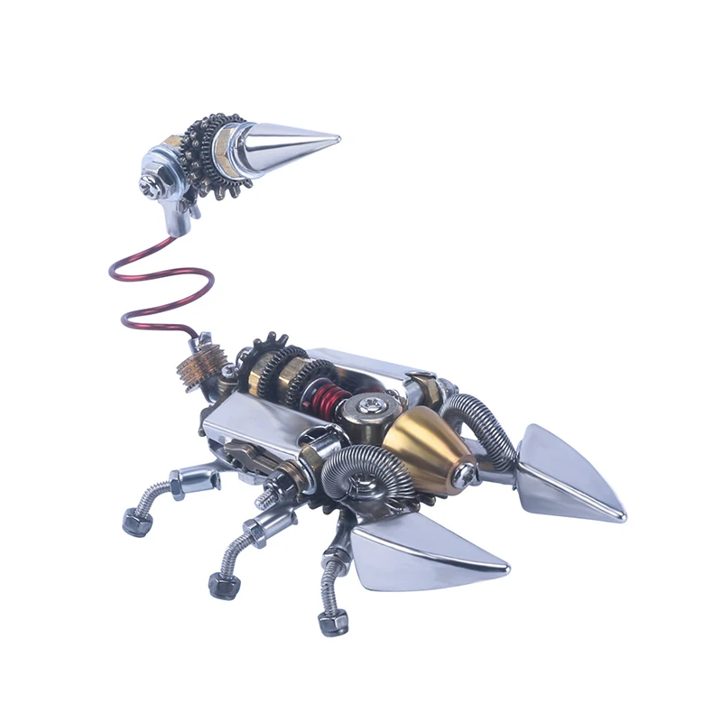 3D Puzzle Jigsaw Toys Toddler Puzzles Machinery  for Children Animal DIY Game Set Unisex Scorpion Assembly Mold Type Pen Holder