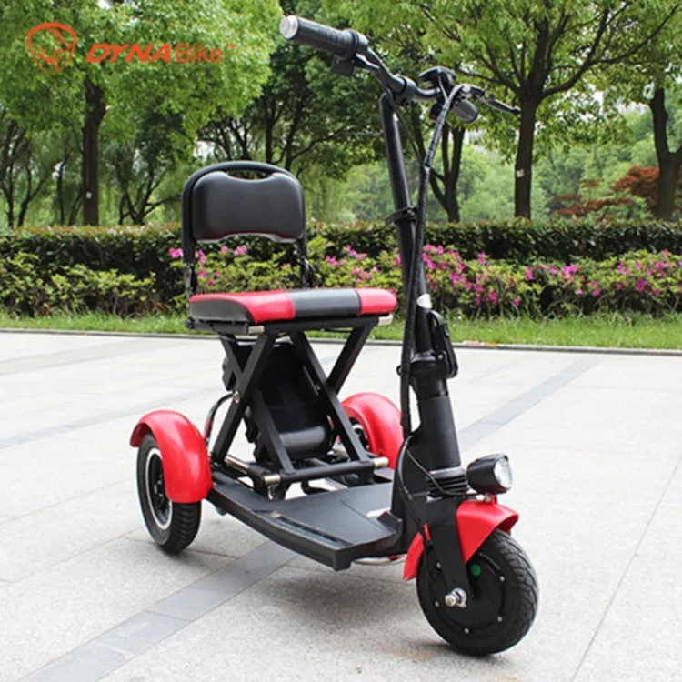 10inch 36v 250w Folding 3 Wheel Mobility Electric Scooter