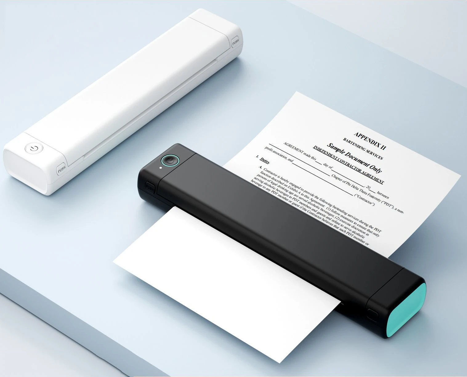 Портативный беспроводной термопринтер