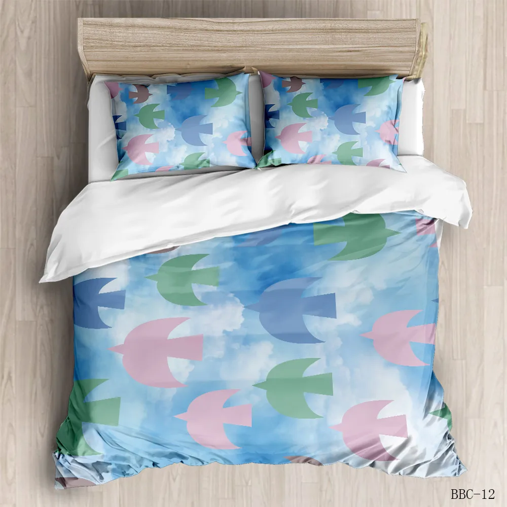  Aoyatex High Quality 3D Print Duvet cover set 3 PCS for