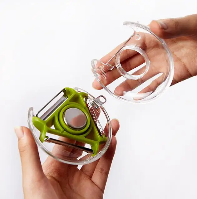 3 In 1 Multi-purpose Stainless Steel Potato Peeler Slicer Grater Shredder Vegetable Fruit Tool For Kitchen Gadget Accessories