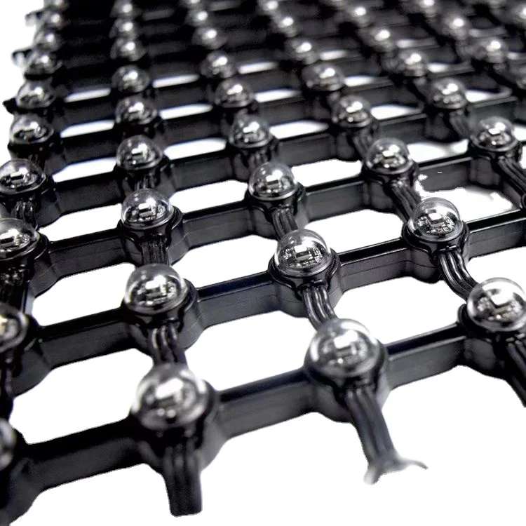 Foldable flexible led display glass wall advertising digital signage media facade video wall large size led panel