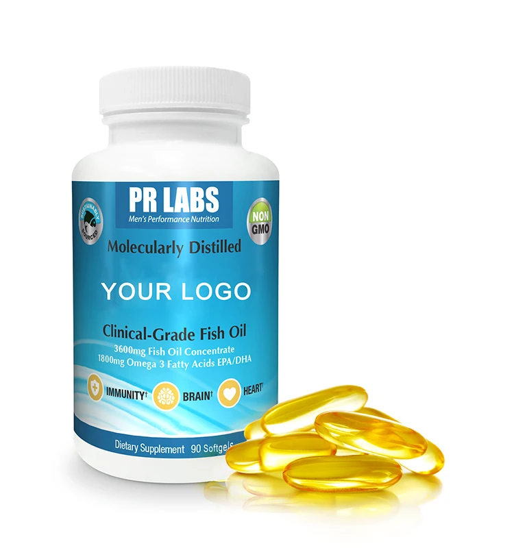 Health supplements manufacturer fish oil refined fish oil omega 3 capsules