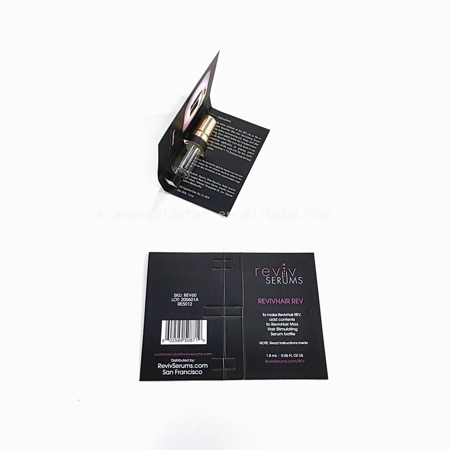 Custom printing Perfume Display Cards Fragrance Oil Sample Card luxury perfume tester holder