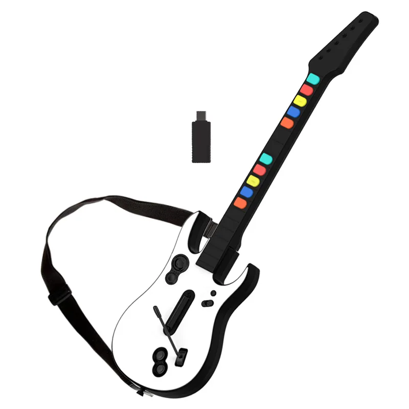 Беспроводной игровой контроллер Guitar Hero гитара Rock band 2 4G пульт дистанционного управления для гитары консоль геймпад 10 клавиш ПК