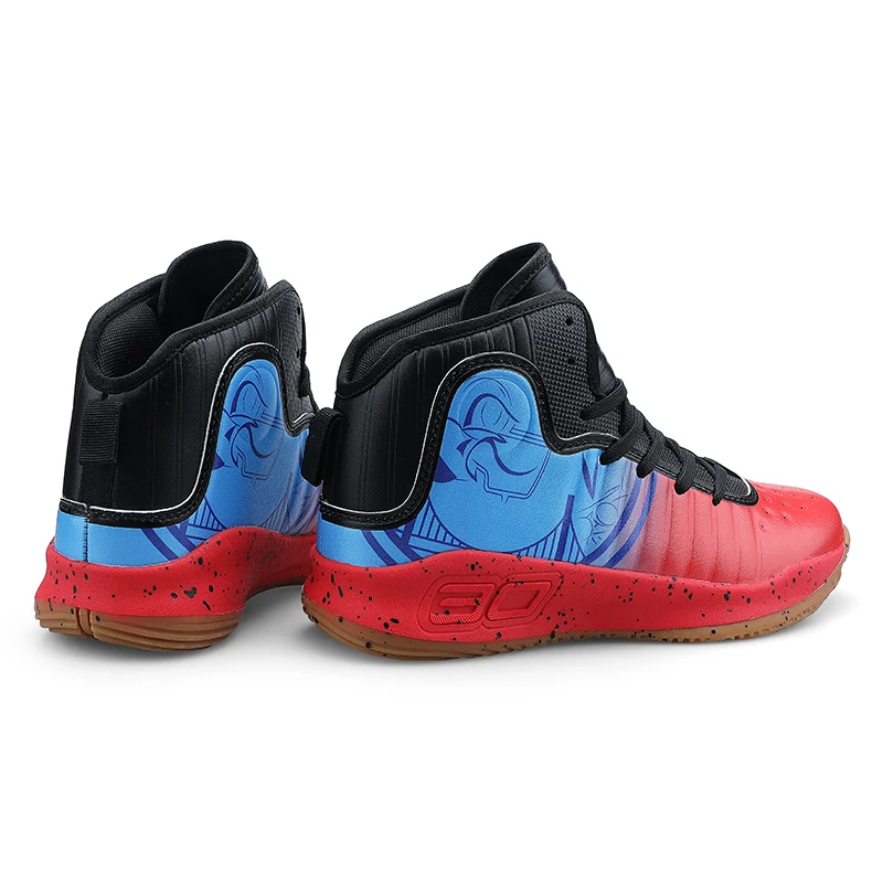 2019 New Basketball Shoes for Men Women High-Top Breathable Nonslip Basketball Sneakers Shockproof Sport Shoes