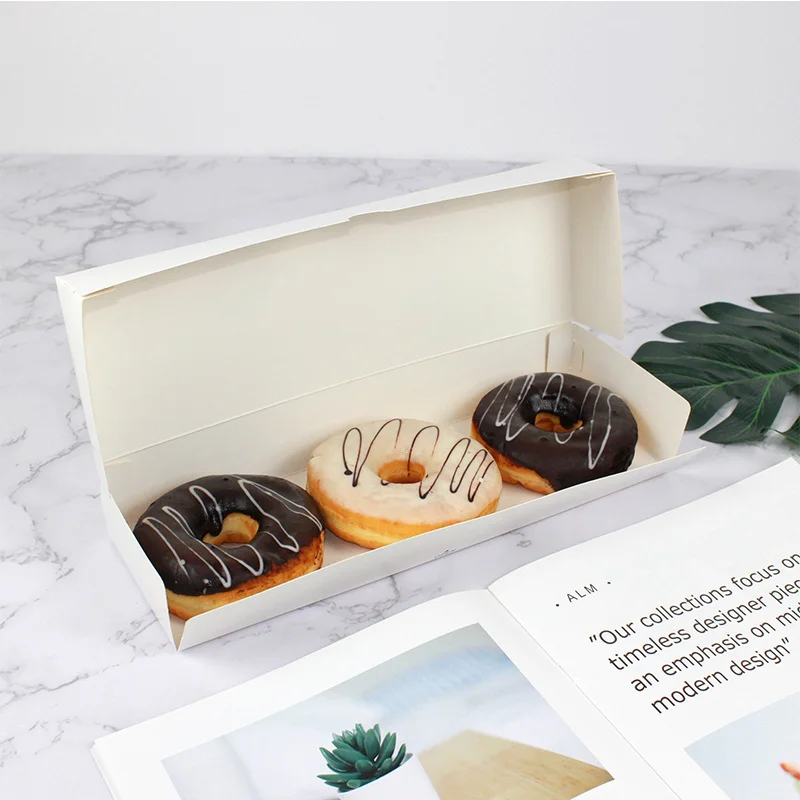 Wholesale Paper  Cake Box Custom Bakery Cake Donuts And Cookie Doughnut Box With Insert