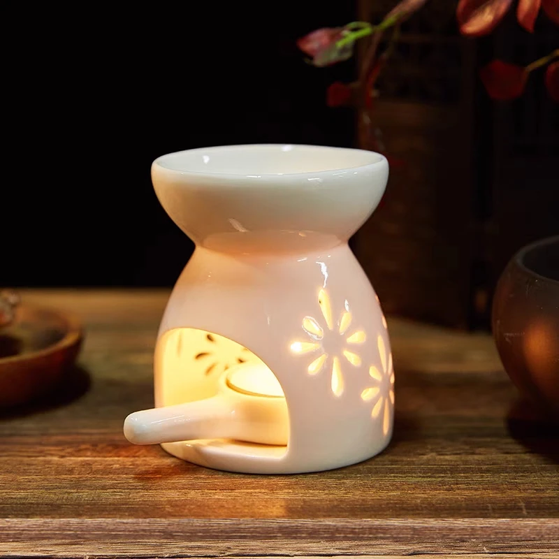 concise style Glass Candle Holder lanterns and ceramic candle jars for Home Decor Wedding