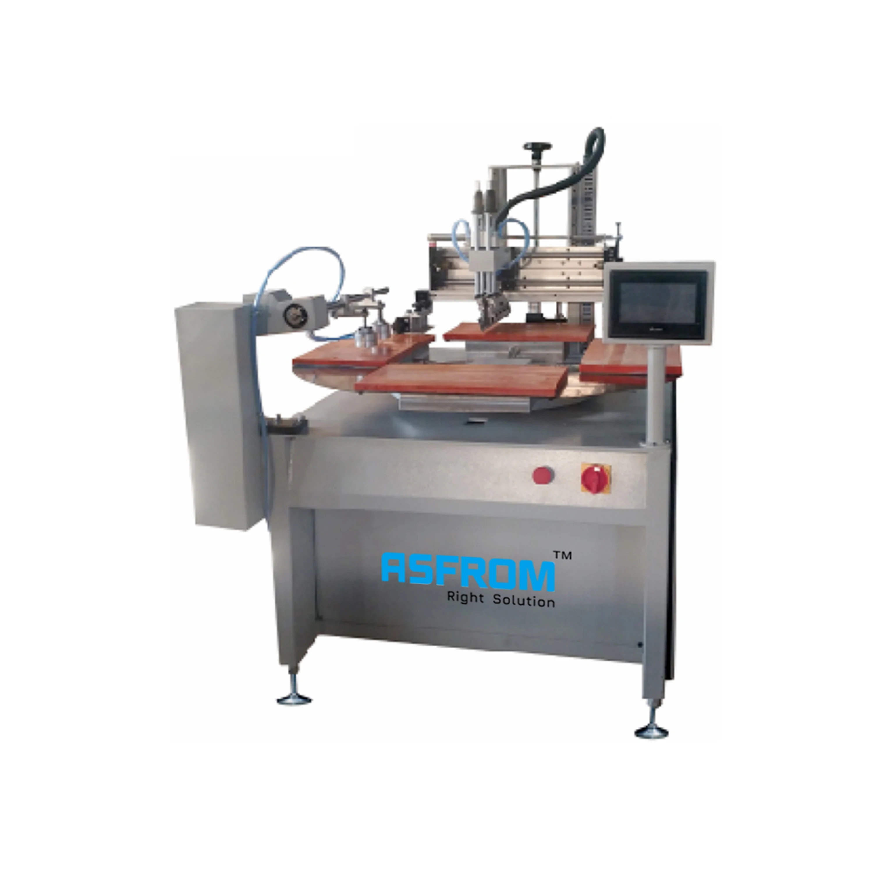 Ротационная трафаретная печатная машина ASFROM для верхней и стельки обуви