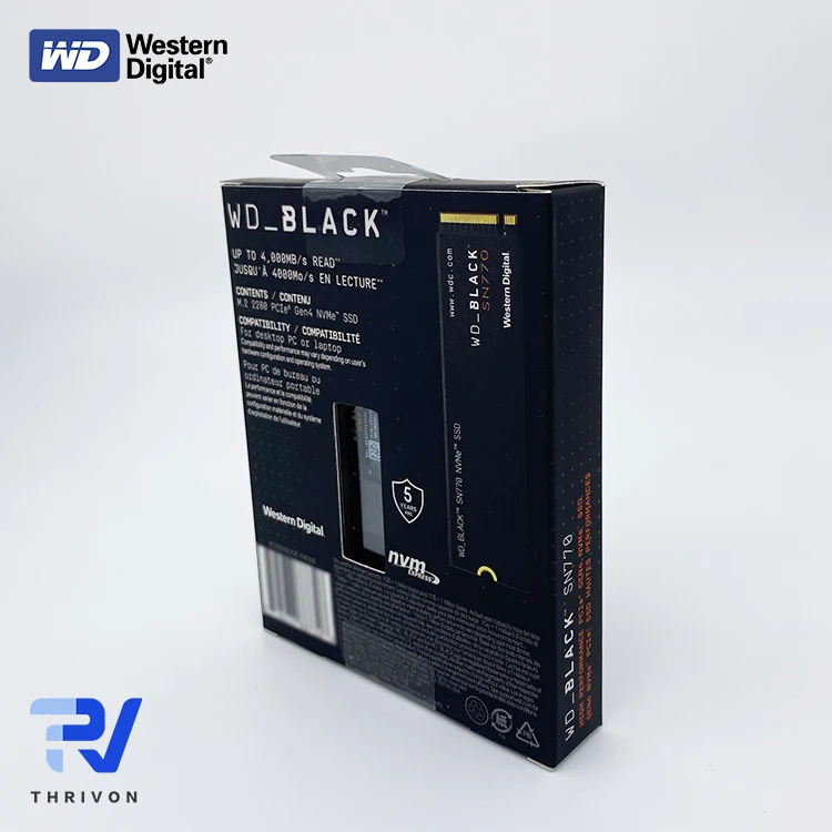 Игровой диск WESTERN DIGITAL WD BLACK SN770 250 ГБ NVME