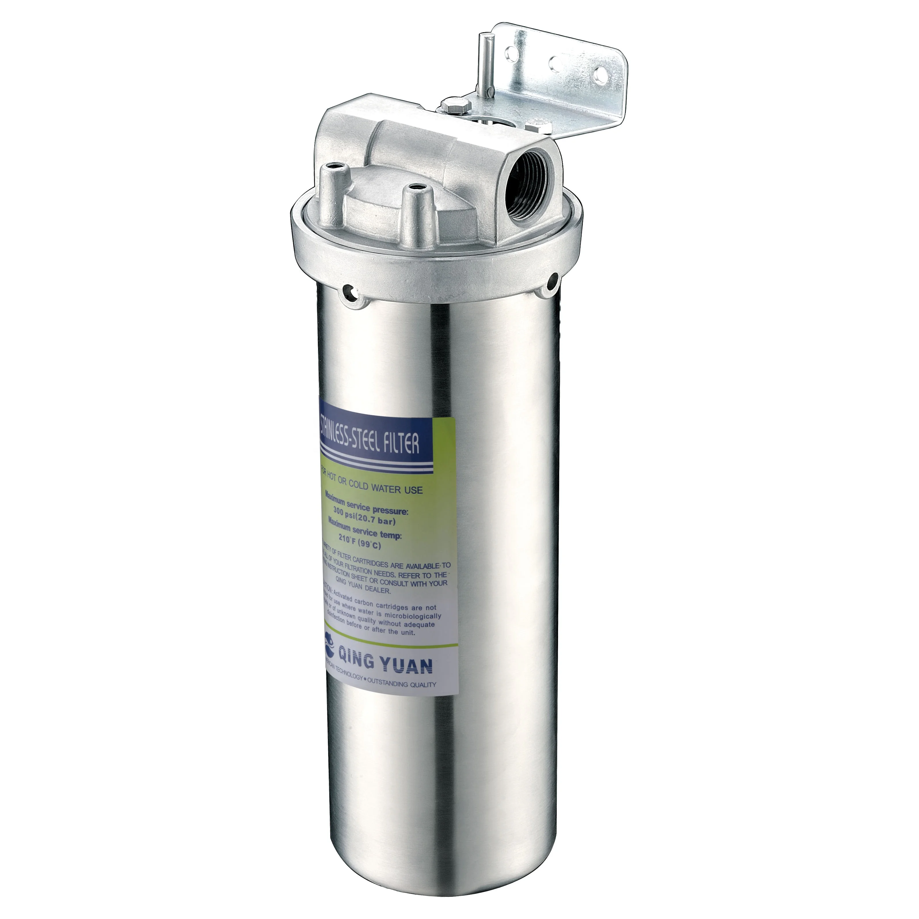 HONG HUI HRS-10B Stainless Steel 304 Water Filter Housing 10 Inch Clear Water Filter Housing