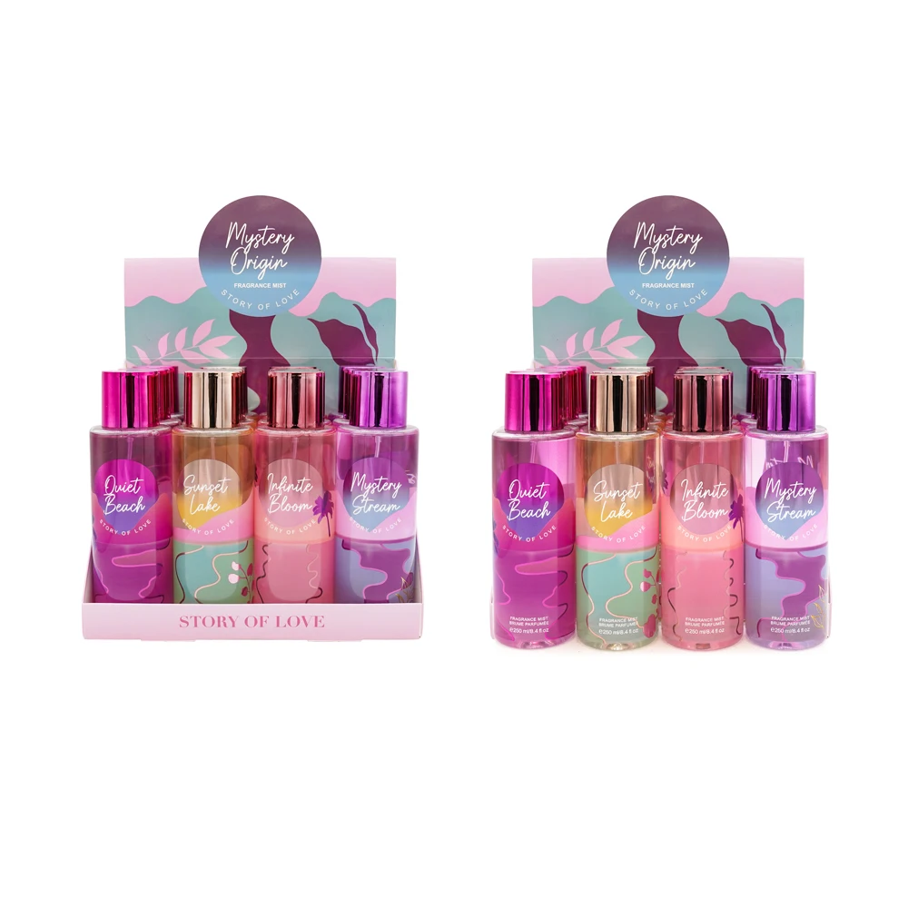 Wholesale cross-border fragrance perfume large bottle set 250ml*12pcs European and American fragrance overseas