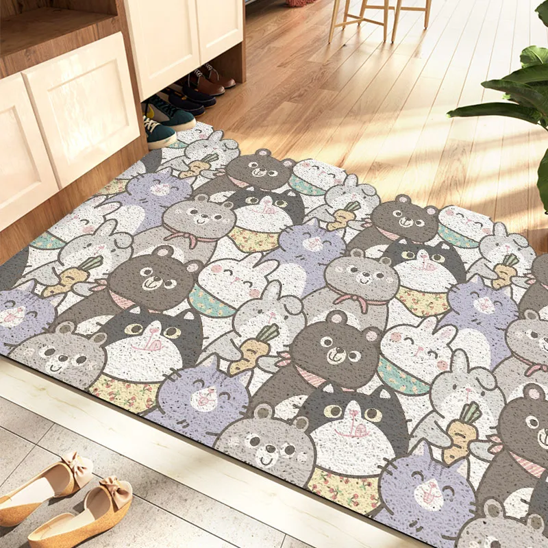 Door mats can be scrubbed PVC door mats bedroom door mats porch kitchen carpet customization