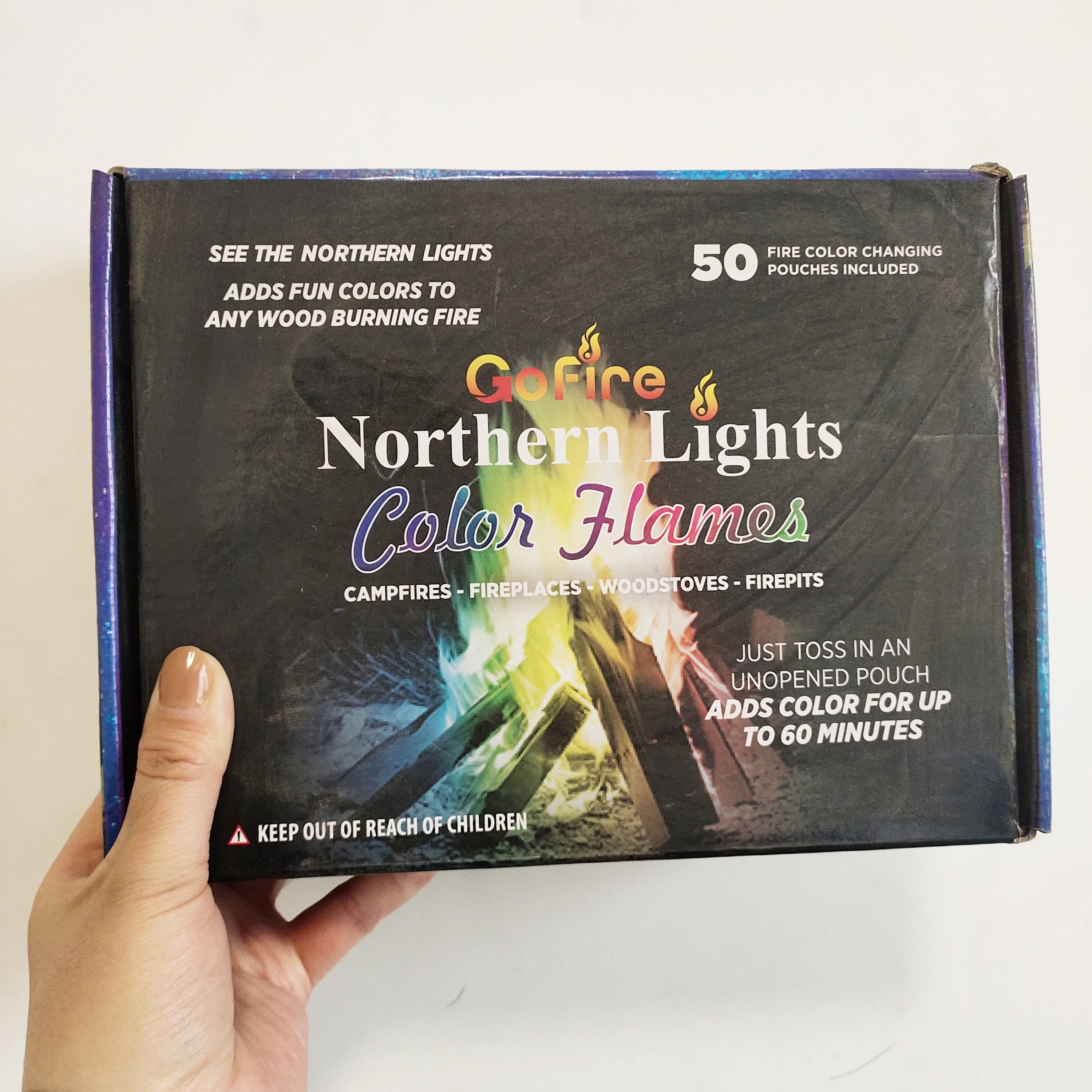 Magical ultimate Flames rainbow  fire colorant  for  Bonfire, Outdoor Fireplace