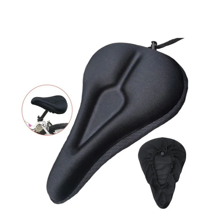 Cycling Accessories Silicone Gels Bicycle Seat Cushion thickened sponge Adjustable elastic MTB Road Bike Saddle Cover seat