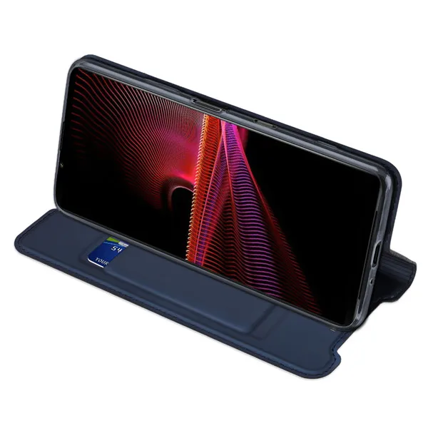 Защитный чехол DUX DUCIS Skin Pro для Sony Магнитный из искусственной кожи с подставкой и отделением карт Xperia 1 III 5 10 II L4