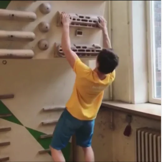 Wholesale Wooden Climbing Board Beech Birch Finger Strength Trainer Rock Climbing Hangboard