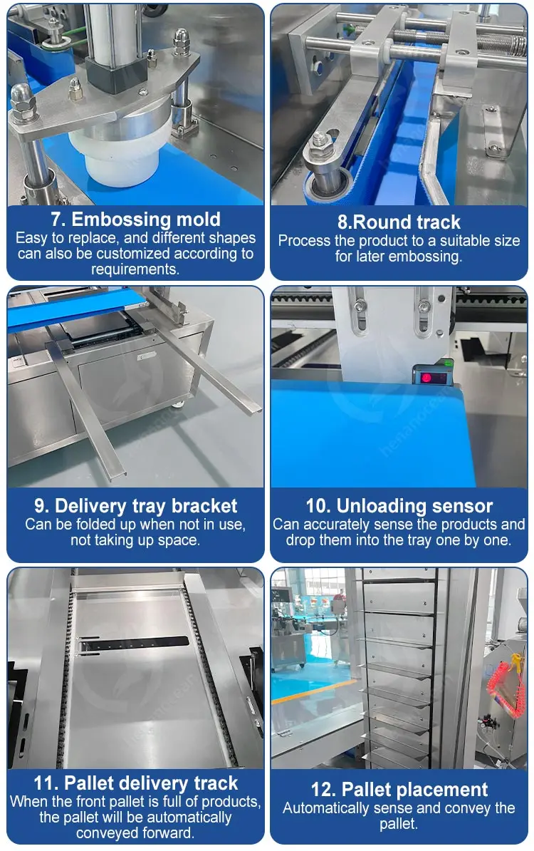 OCEAN Date Cookie Coxinha Falafel Maker Small Kubba Make Machine Maamoul Production Line
