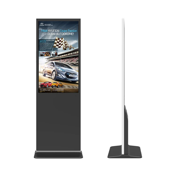HUSHIDA 32 43 50 55 65 дюймов digital signage аудиоплеер android lcd напольный автобус двухсторонний цифровой дисплей