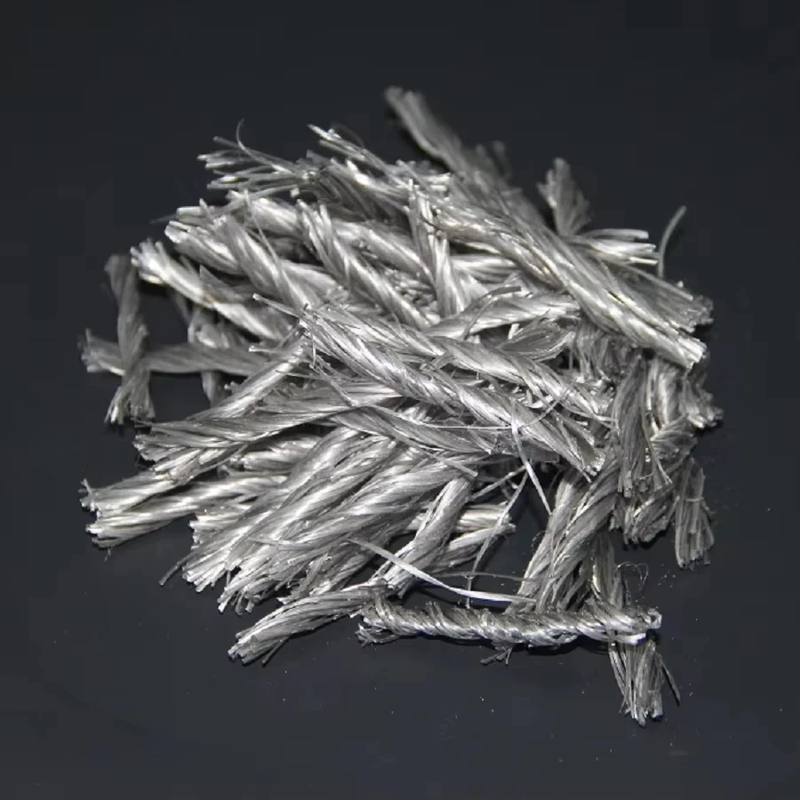 High Strength Hybrid Type 54mm Polypropylene Macro Fiber Easy Dispersion