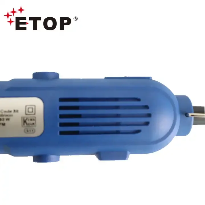 ETOP Rotary tool kit  die grinder with Accessories for wood carving cutting & craft With Flexible Shaft Black