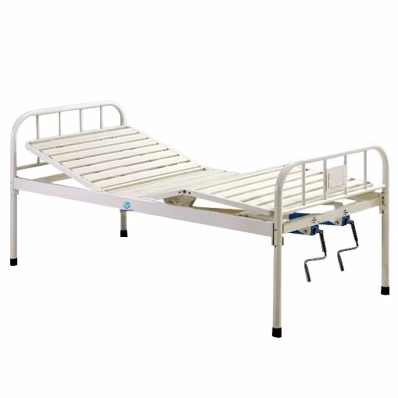 T-01 2 Function hand steel frame hospital patient beds