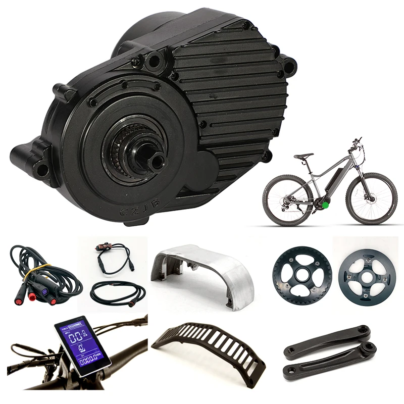 CZJB-MM02 48v 250W 350W 500W electr bike mid drive motor e bike kit