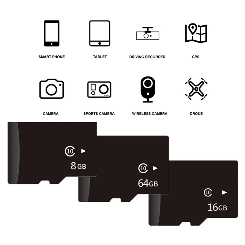 Top sales Custom logo TF card 2GB 4GB 8GB 16GB 32GB 64GB 128GB 256GB 512GB memory SD cards