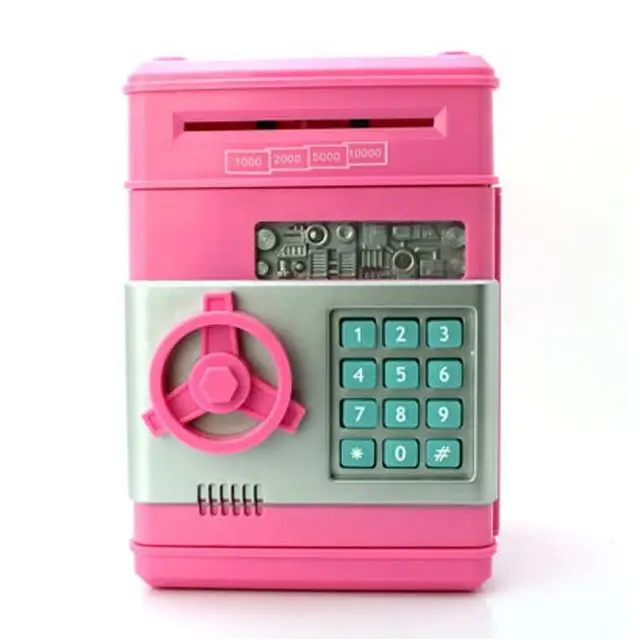 China Product Wholesale 881506 Plastic Code Case Money Box Piggy Bank ATM Saving Pot Bank Toy For Children